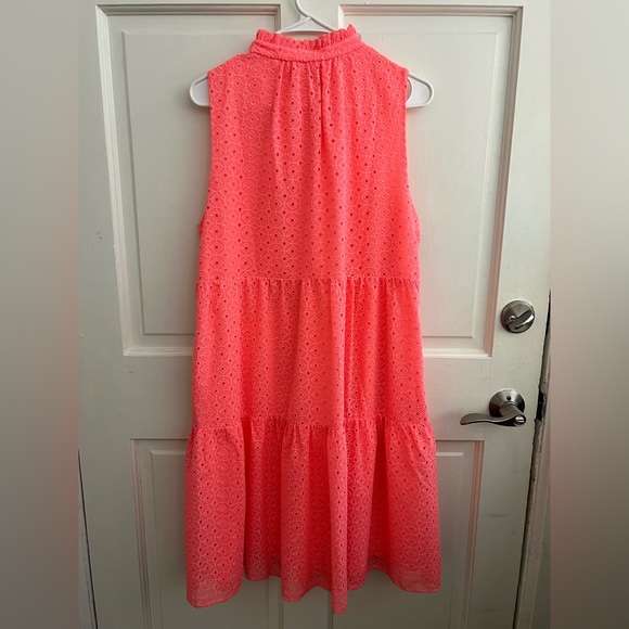 Lilly Pulitzer Novella Medallion Eyelet Dress in Coral - Picture 2 of 3
